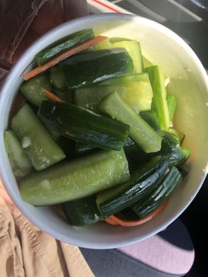 Cucumber salad   at Nan Xiang Xiao Long Bao in Flushing