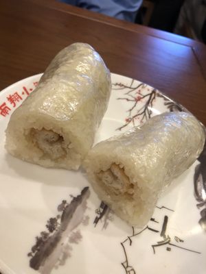 Sweet sticky rice roll   at Nan Xiang Xiao Long Bao in Flushing