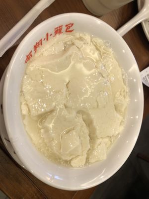 Sweet soybean pudding   at Nan Xiang Xiao Long Bao in Flushing