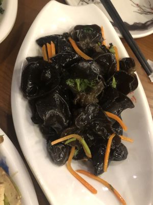 涼拌木耳 7.95 mushroom   at Nan Xiang Xiao Long Bao in Flushing