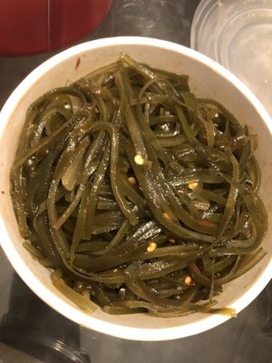 Seaweed and garlic   at Nan Xiang Xiao Long Bao in Flushing