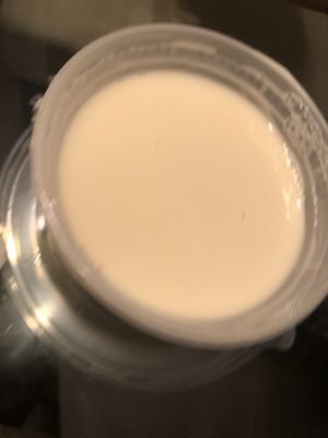 Hot soybean milk sugar free (organic)  at Nan Xiang Xiao Long Bao in Flushing