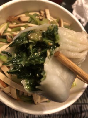 Vegetable soup dumplings  at Nan Xiang Xiao Long Bao in Flushing
