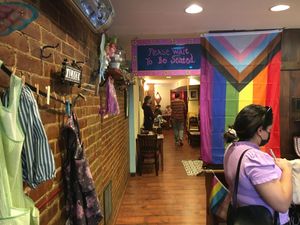 Inside restaurant at Alice's Tea Cup Chapter 1 in New York City