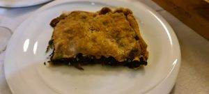 Vegan spinach pie at To Stachi in Crete