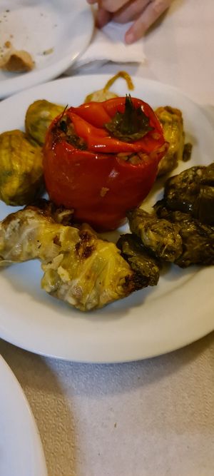 Stuffed stuff at To Stachi in Crete