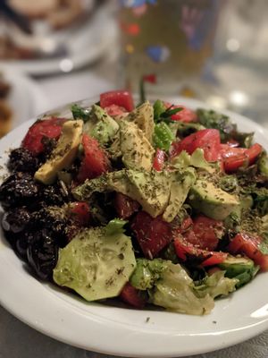 Avocado salad at To Stachi in Crete