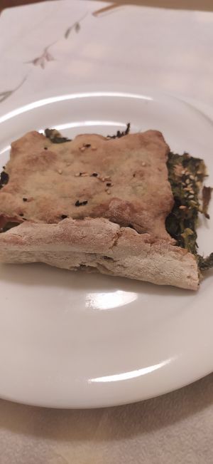 Spinach pie at To Stachi in Crete