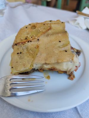 Moussaka at To Stachi in Crete