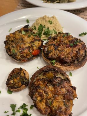 Stuffed mushrooms   at To Stachi in Crete
