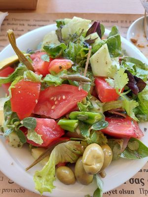 Salad at To Stachi in Crete