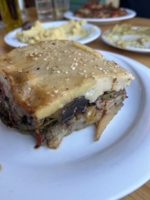 moussaka  at To Stachi in Crete