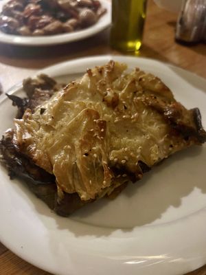 Vegan moussaka  at To Stachi in Crete