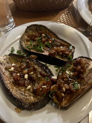 Aubergines  at To Stachi in Crete