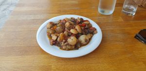 Stifado mushrooms at To Stachi in Crete