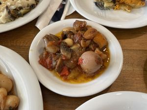 Mushroom and onion dish - To Stachi, Chania  at To Stachi in Crete