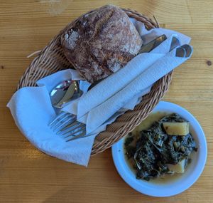 bread at To Stachi in Crete