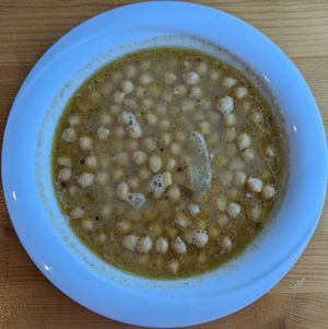 Chickpeas soup at To Stachi in Crete