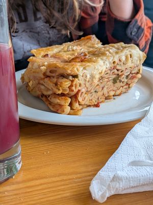 Lasagne type thing (veggie) at To Stachi in Crete