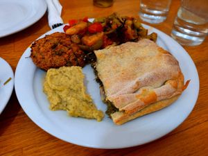 Mixed dish at To Stachi in Crete