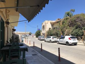 View from table at To Stachi in Crete