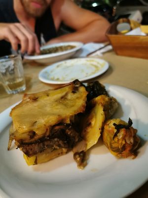 Mousaka  at To Stachi in Crete