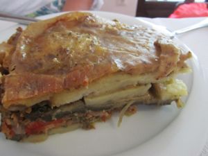 moussaka (gluten-free, vegetarian) at To Stachi in Crete