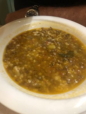 Lentil soup at To Stachi in Crete