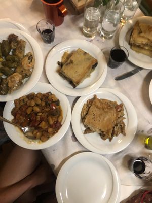 Plates was generous ! at To Stachi in Crete