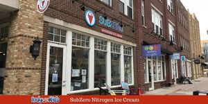 Outside at Sub Zero Nitrogen Ice Cream in Carmel