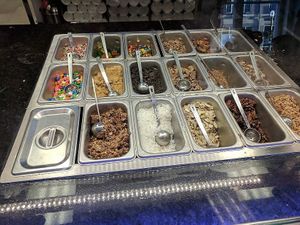 Toppings at Sub Zero Nitrogen Ice Cream in Carmel