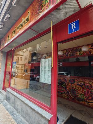 Outside at Taj Mahal in Segovia