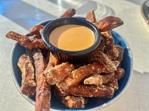 Sweet potato side #Veganuary at My True Burger and Vegan in Mallorca