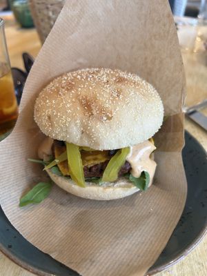 My true vegan burger with beyond burger  at My True Burger and Vegan in Mallorca