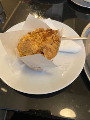 Vegan muffin at Café Schubert in St Polten