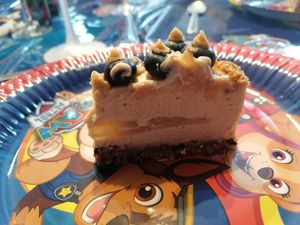 Pear and almond custard cake at Noix des Saveurs in Annemasse