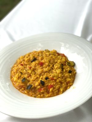 Arroz de verduras estilo risotto at O Acivro in A Rua