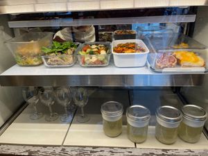 Deli fridge  at The Nuts Exchange in Tokyo