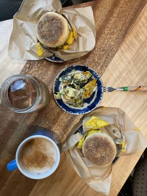 Lovely spread  at The Nuts Exchange in Tokyo