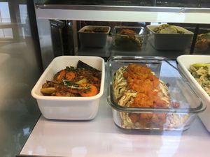 Deli items at The Nuts Exchange in Tokyo