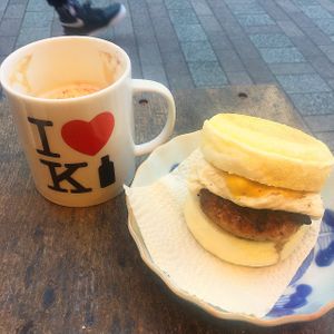 Ecc muffin at The Nuts Exchange in Tokyo