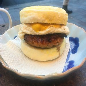 Ecc muffin at The Nuts Exchange in Tokyo