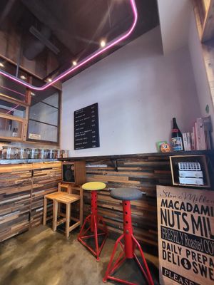 Inside the venue at The Nuts Exchange in Tokyo