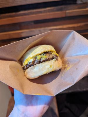 Egg muffin at The Nuts Exchange in Tokyo