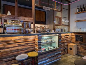 Counter at The Nuts Exchange in Tokyo