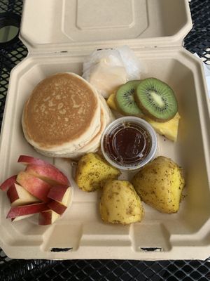 Vegan Pancakes = Yummylicious at Ohana Cafe in Ozona