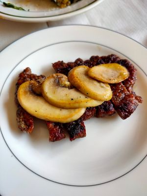 Seitan casero at Restaurante Los Balcones in Villena