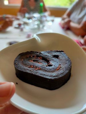 Rollito de chocolate at Restaurante Los Balcones in Villena