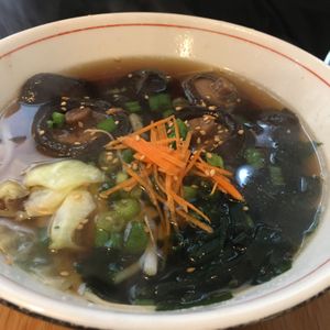 Veggie ramen at Maru Ramen in Ithaca