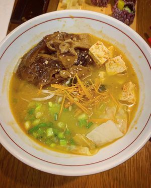 Vegetable miso ramen   at Maru Ramen in Ithaca